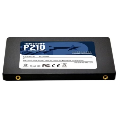 Patriot SSD|PATRIOT|P210|256GB|Write speed 400 MBytes/sec|Read speed 500 MBytes/sec|2,5"|TBW 120 TB|P210S256G25