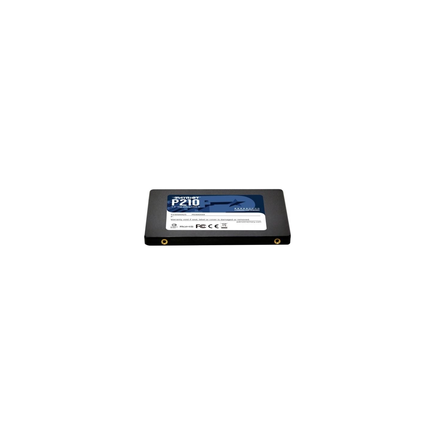 Patriot SSD|PATRIOT|P210|256GB|Write speed 400 MBytes/sec|Read speed 500 MBytes/sec|2,5"|TBW 120 TB|P210S256G25