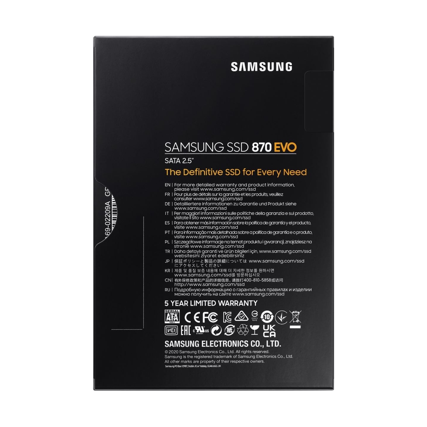 Samsung SSD 870 EVO 2TB 2.5inch SATA
