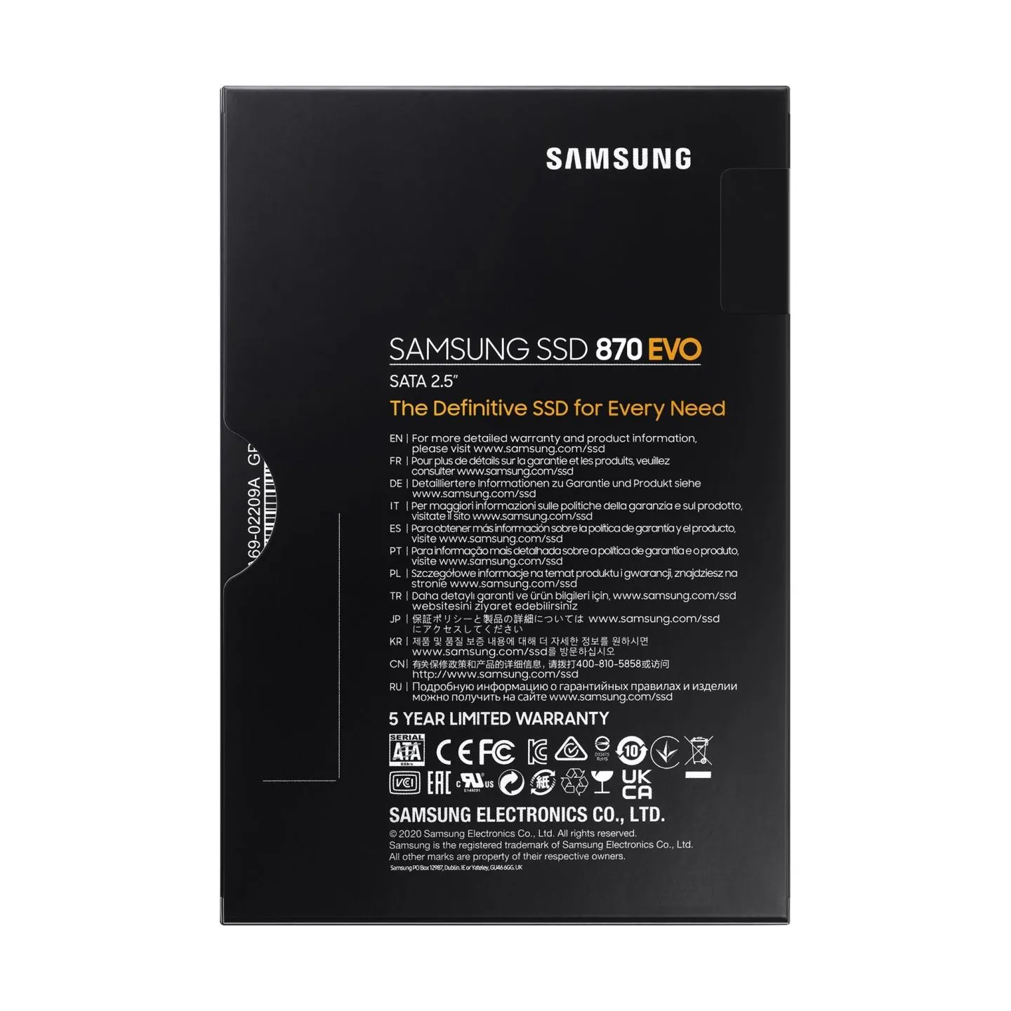 Samsung SSD 870 EVO 2TB 2.5inch SATA