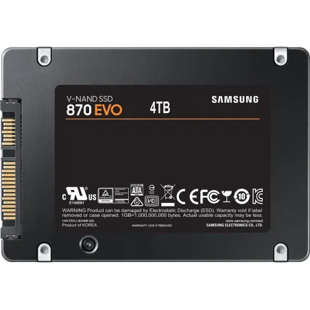 Samsung 2.5" 4TB Samsung 870 EVO retail / MZ-77E4T0B/EU
