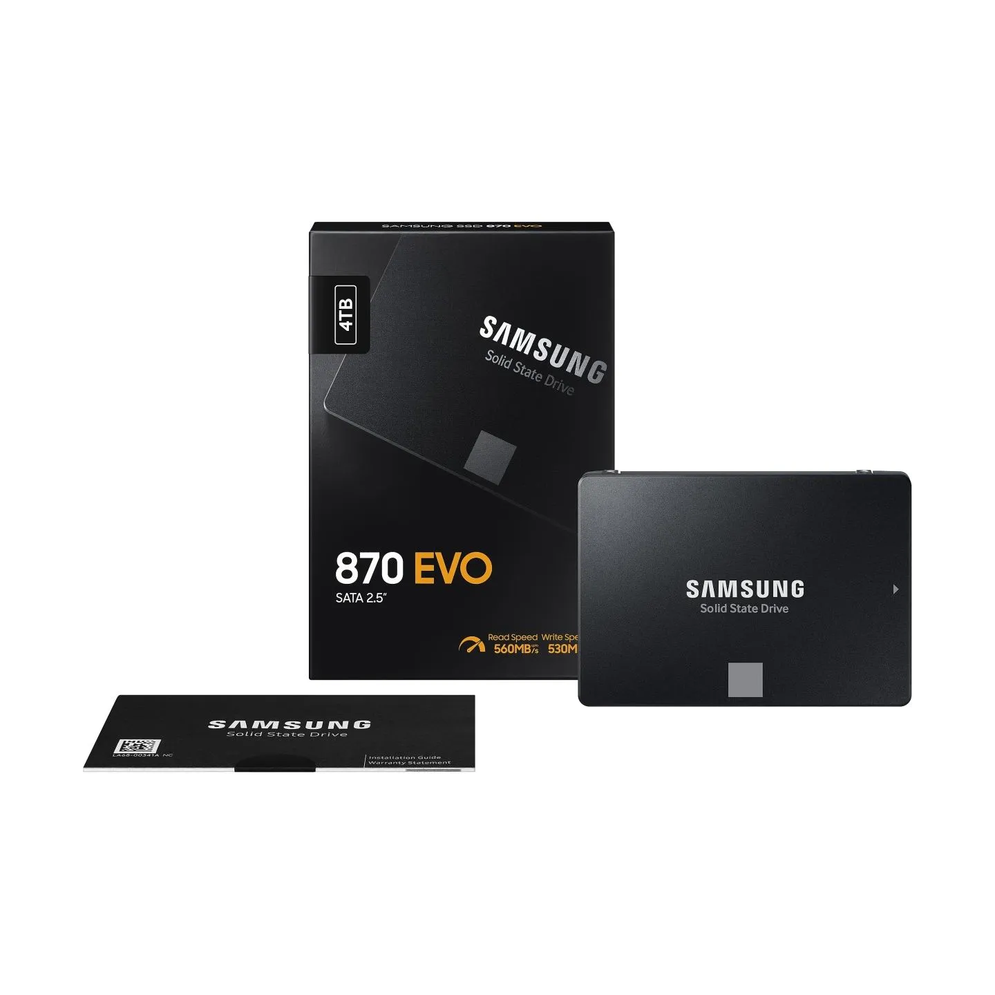Samsung 2.5" 4TB Samsung 870 EVO retail / MZ-77E4T0B/EU