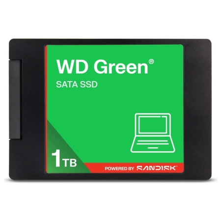 Sandisk SSD|SANDISK|Green|POWERED BY SANDISK|1000 GB|Serial ATA III|Read speed 545 MB/s|2.5"|WDS100T5G0A-00CPT0