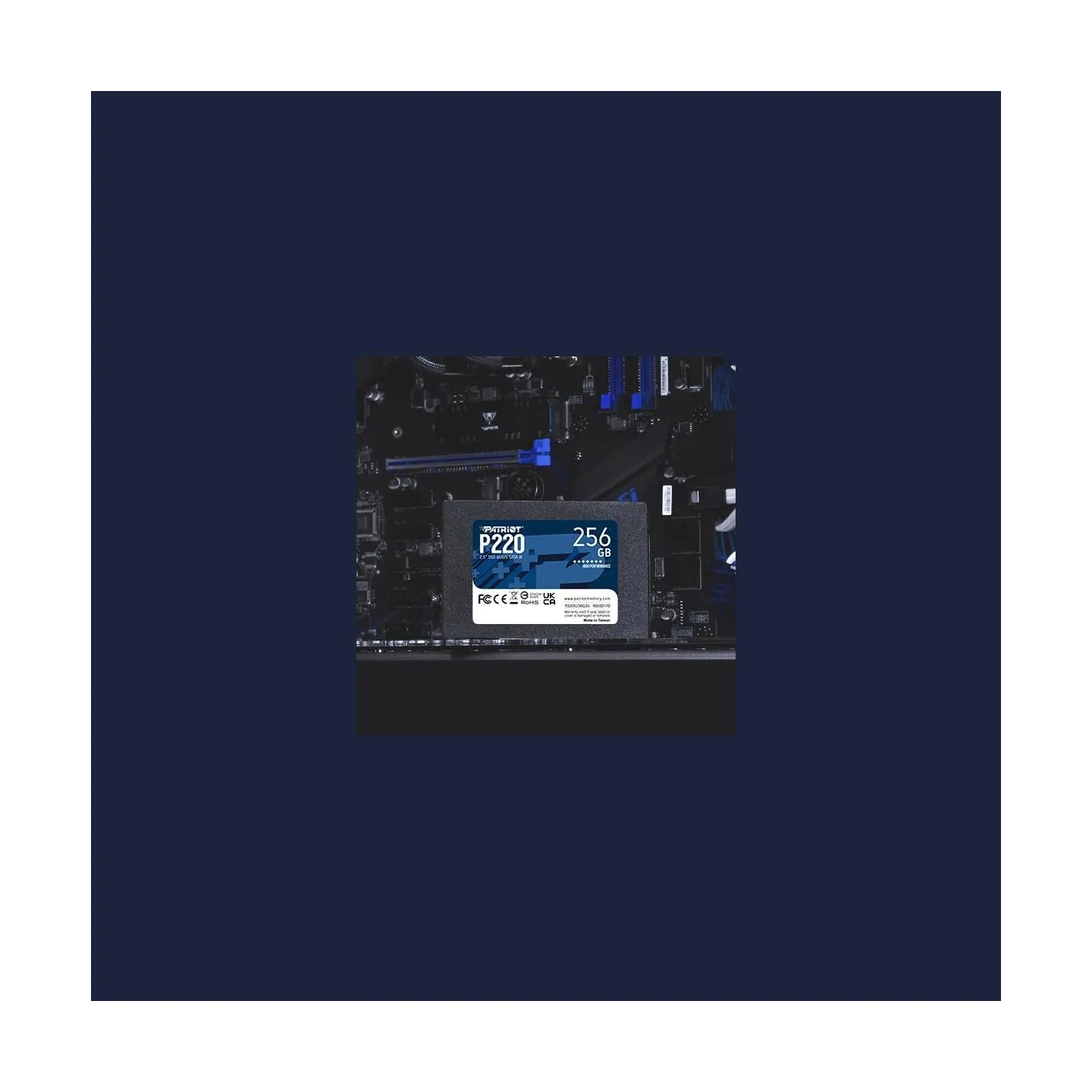 Patriot SSD drive P220 256GB 550/480 MB/s SATA III 2.5