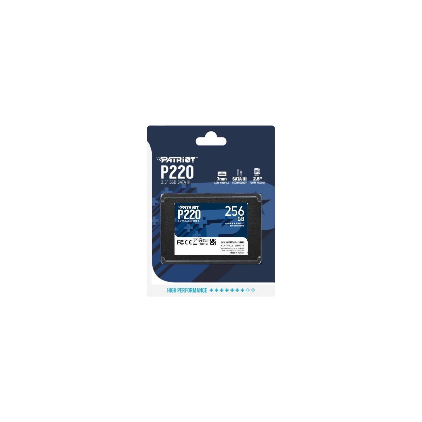 Patriot P220 256GB SATA3 2.5inch SSD