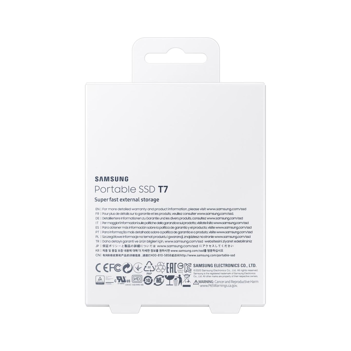 Samsung Portable SSD T7 1TB Blue