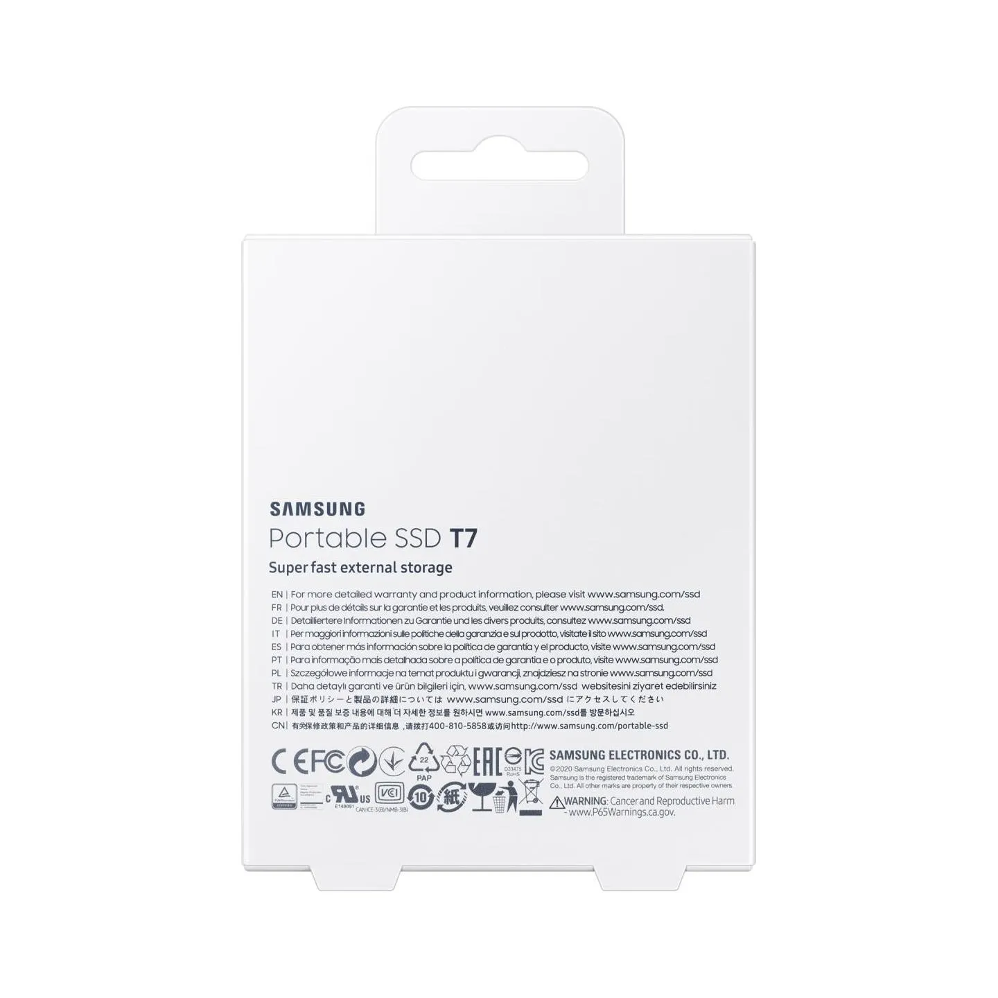 Samsung Portable SSD T7 1TB Blue