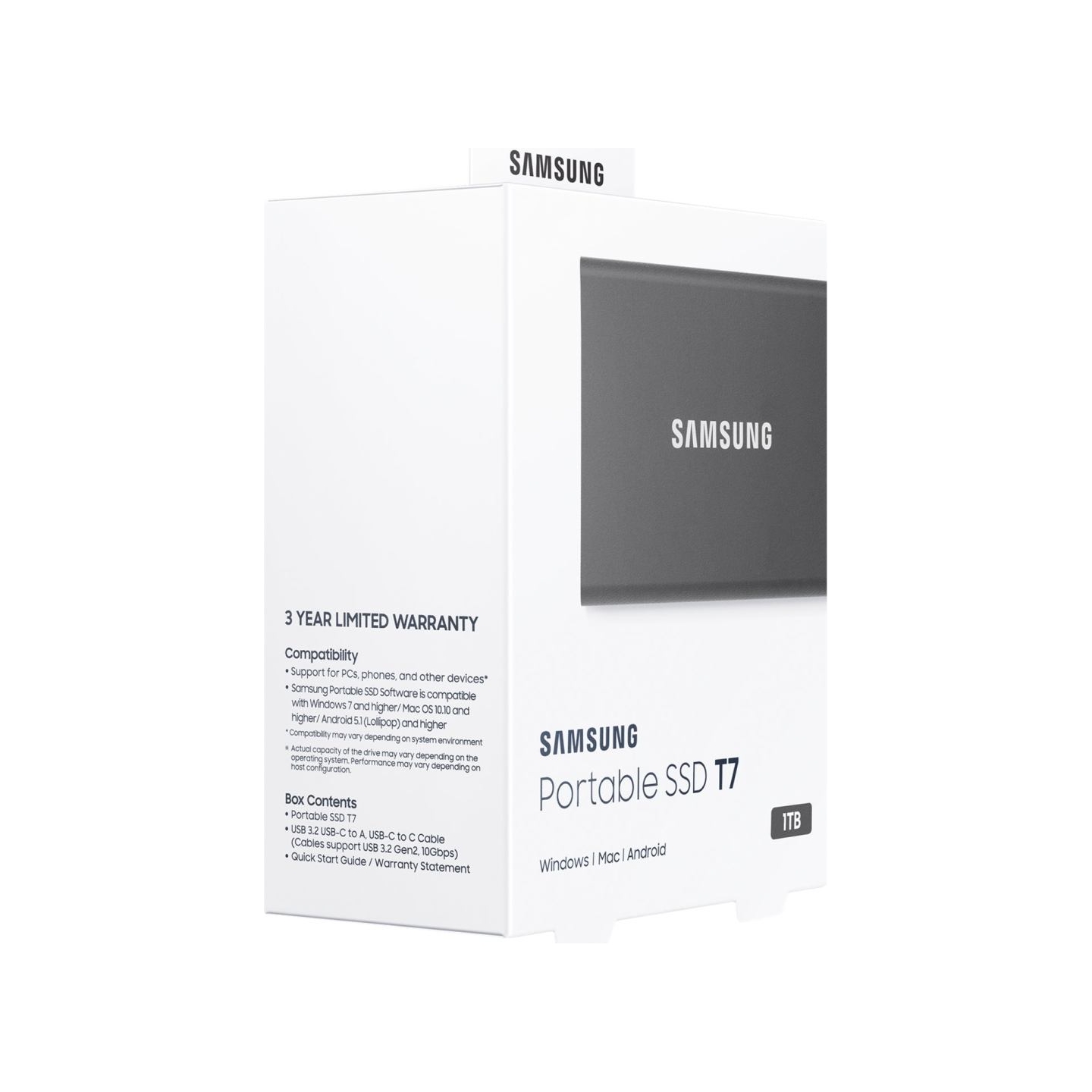 Samsung Portable SSD T7 1TB Grey