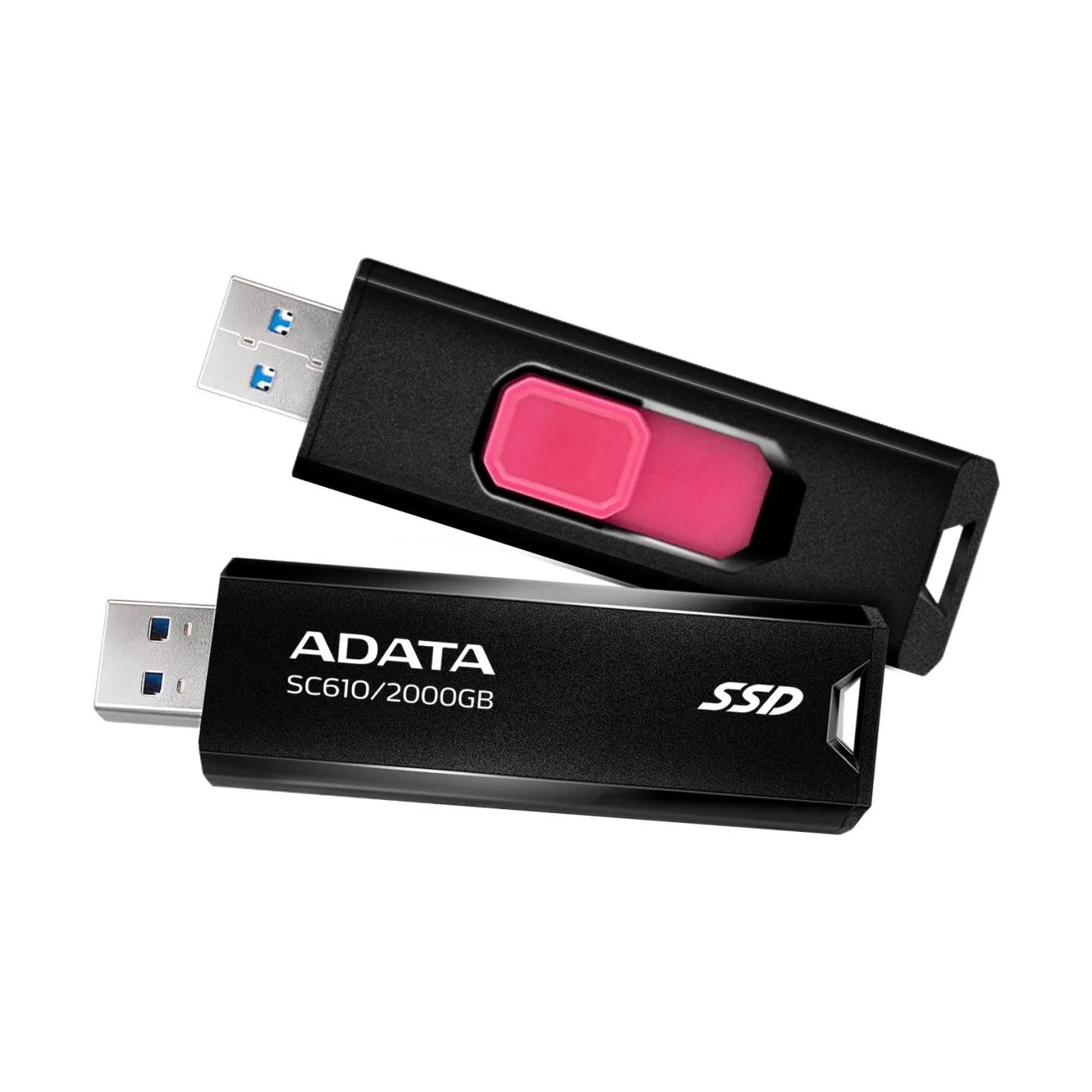 A-Data SSD External SC610 2000 GB USB3.2A Gen2 Black