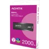 A-Data SSD External SC610 2000 GB USB3.2A Gen2 Black