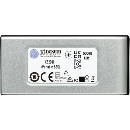 Kingston External SSD|KINGSTON|XS2000|4TB|USB 3.2|Write speed 2000 MBytes/sec|Read speed 2000 MBytes/sec|SXS2000/4000G