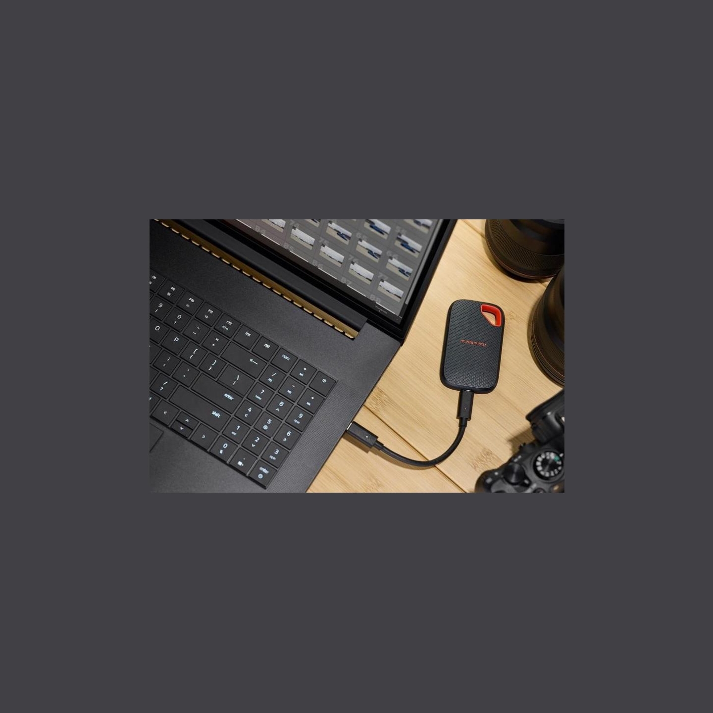 Sandisk External SSD|SANDISK|Read speed 2000 MB/s|2000 GB|SDSSDE70-2T00-G25