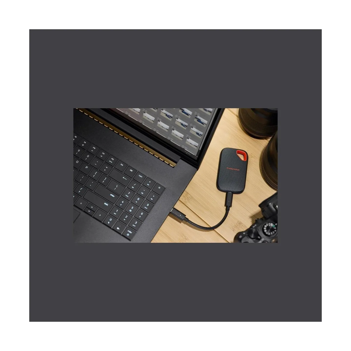 Sandisk External SSD|SANDISK|Read speed 2000 MB/s|2000 GB|SDSSDE70-2T00-G25