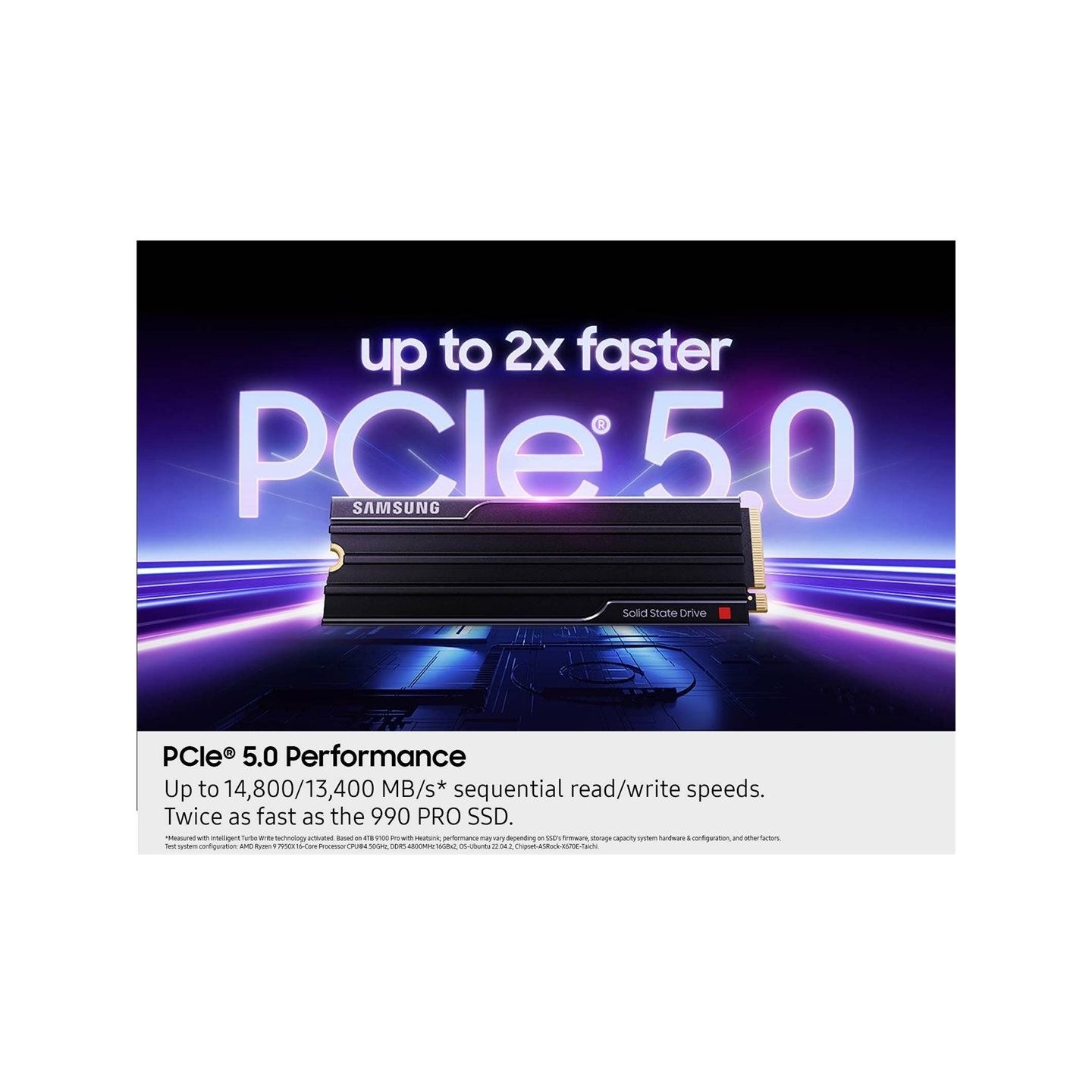 Samsung SSD 9100 PRO Heatsink NVMe MZ-VAP2T0CW