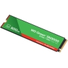 Sandisk SSD|SANDISK|150xTBW rating|MTBF 1.75 h|NVMe Yes|PCI Express 4.0|M.2|500 GB|POWERED BY SANDISK|Green|WDS500G4G0E