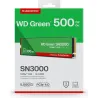 Sandisk SSD|SANDISK|150xTBW rating|MTBF 1.75 h|NVMe Yes|PCI Express 4.0|M.2|500 GB|POWERED BY SANDISK|Green|WDS500G4G0E