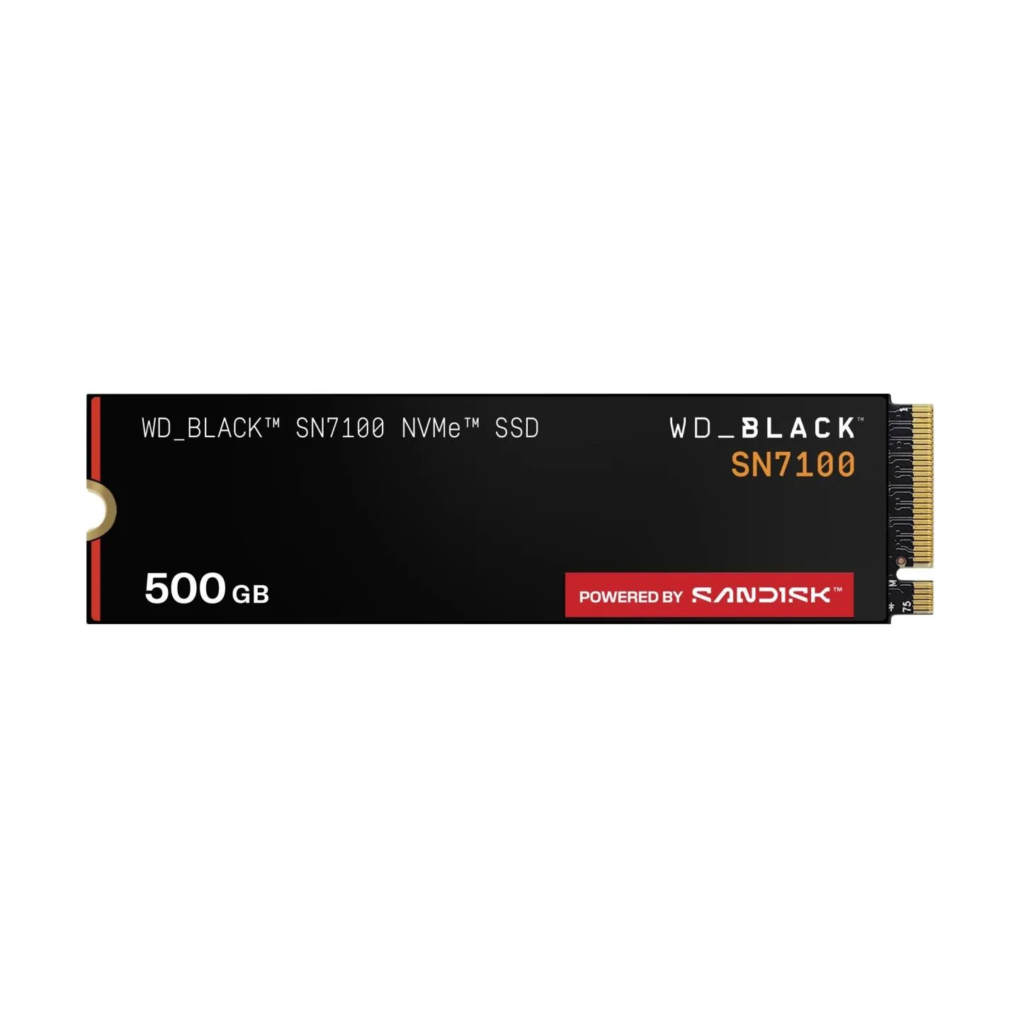Sandisk SSD|SANDISK|Read speed 6800 MB/s|Write speed 5800 MB/s|NVMe Yes|PCI Express 4.0|M.2|500 GB|POWERED BY SANDISK|Black SN71