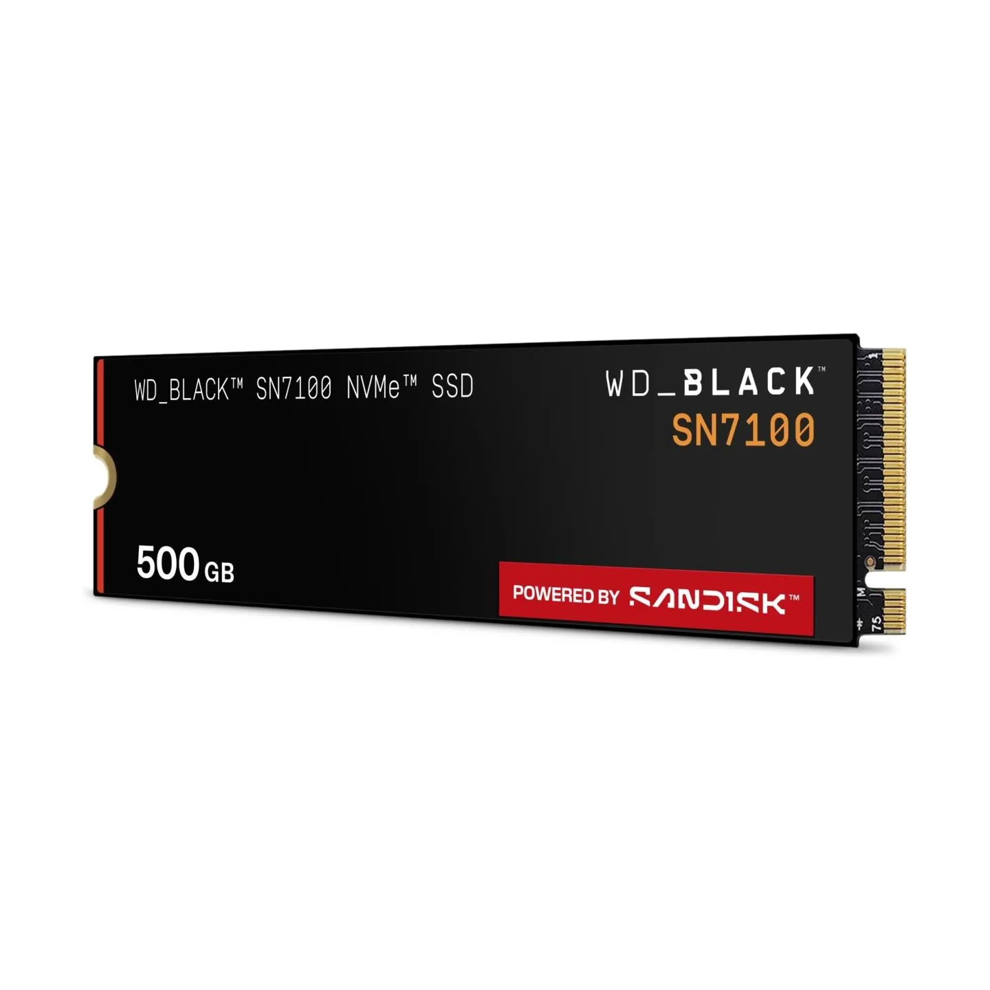 Sandisk SSD|SANDISK|Read speed 6800 MB/s|Write speed 5800 MB/s|NVMe Yes|PCI Express 4.0|M.2|500 GB|POWERED BY SANDISK|Black SN71