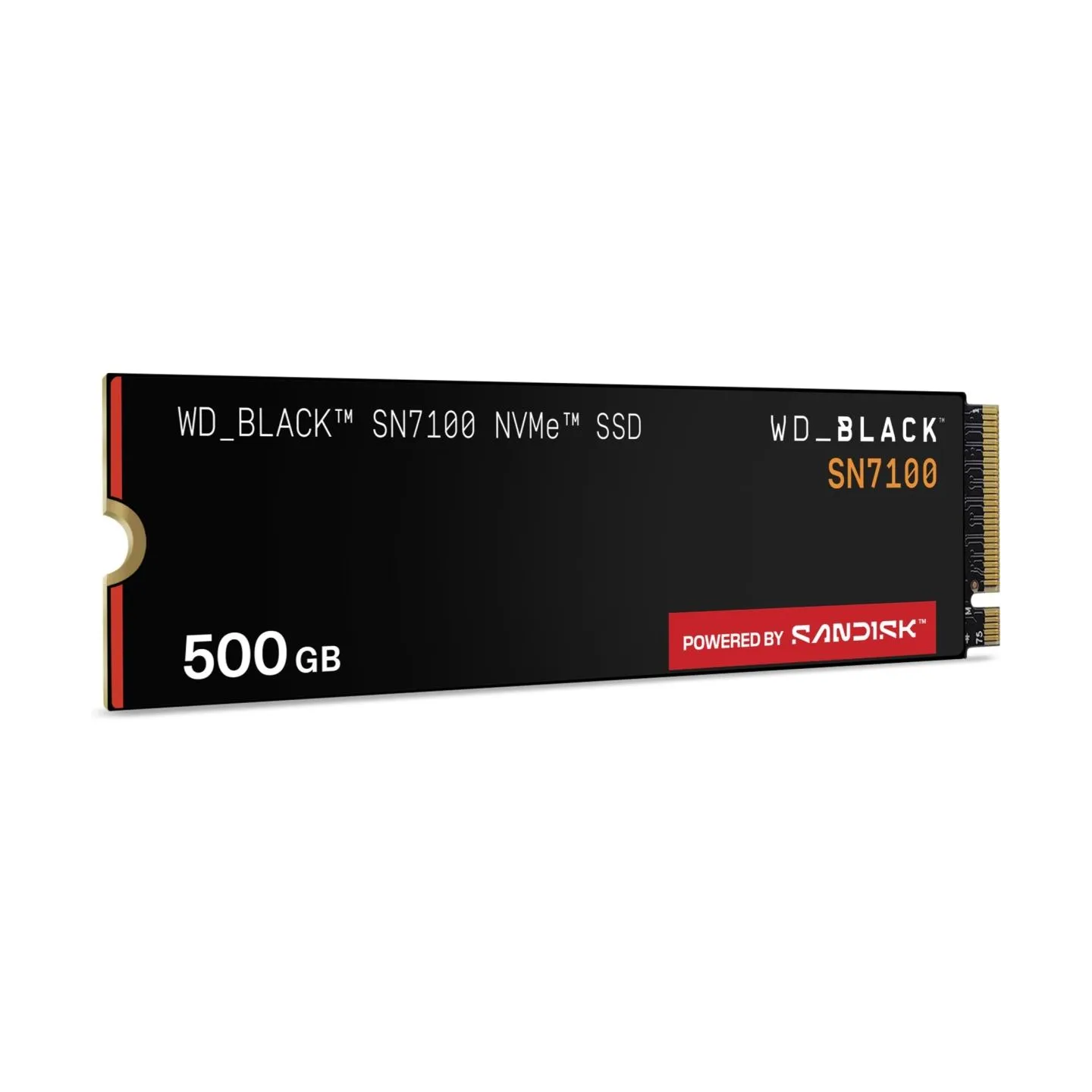 Sandisk SSD|SANDISK|Read speed 6800 MB/s|Write speed 5800 MB/s|NVMe Yes|PCI Express 4.0|M.2|500 GB|POWERED BY SANDISK|Black SN71