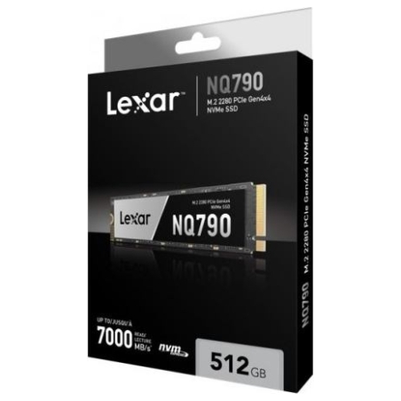 Lexar SSD Disk NQ790 512MB NVMe 4x4 2280 6400/2900MB/s