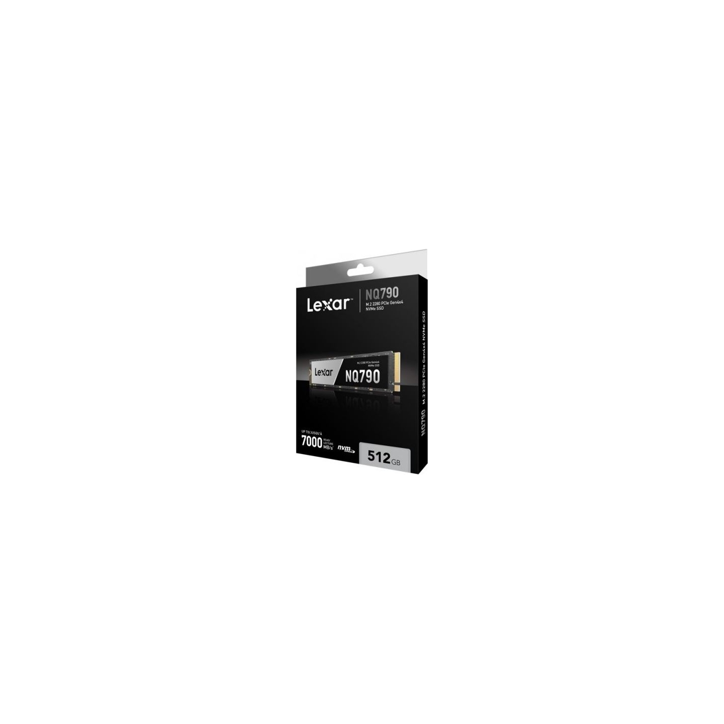 Lexar SSD | LNQ790X512G-RNNNG | 512 GB | SSD form factor M.2 | Solid-state drive interface PCIe Gen 4X4, NVMe | Read speed 6400 
