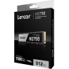 Lexar SSD | LNQ790X512G-RNNNG | 512 GB | SSD form factor M.2 | Solid-state drive interface PCIe Gen 4X4, NVMe | Read speed 6400 