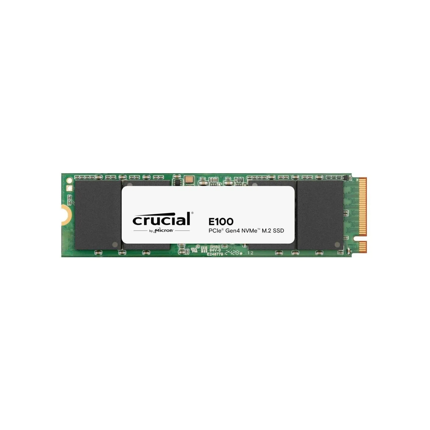 Crucial SSD|CRUCIAL|100xTBW rating|NVMe Yes|PCI Express 4.0|M.2|2000 GB|E100|CT2000E100SSD8