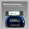 Crucial SSD|CRUCIAL|100xTBW rating|NVMe Yes|PCI Express 4.0|M.2|2000 GB|E100|CT2000E100SSD8