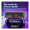 Crucial SSD|CRUCIAL|P510|2TB|M.2|PCIe Gen5|NVMe|TLC|Write speed 8700 MBytes/sec|Read speed 10000 MBytes/sec|TBW 1200 TB|CT2000P5