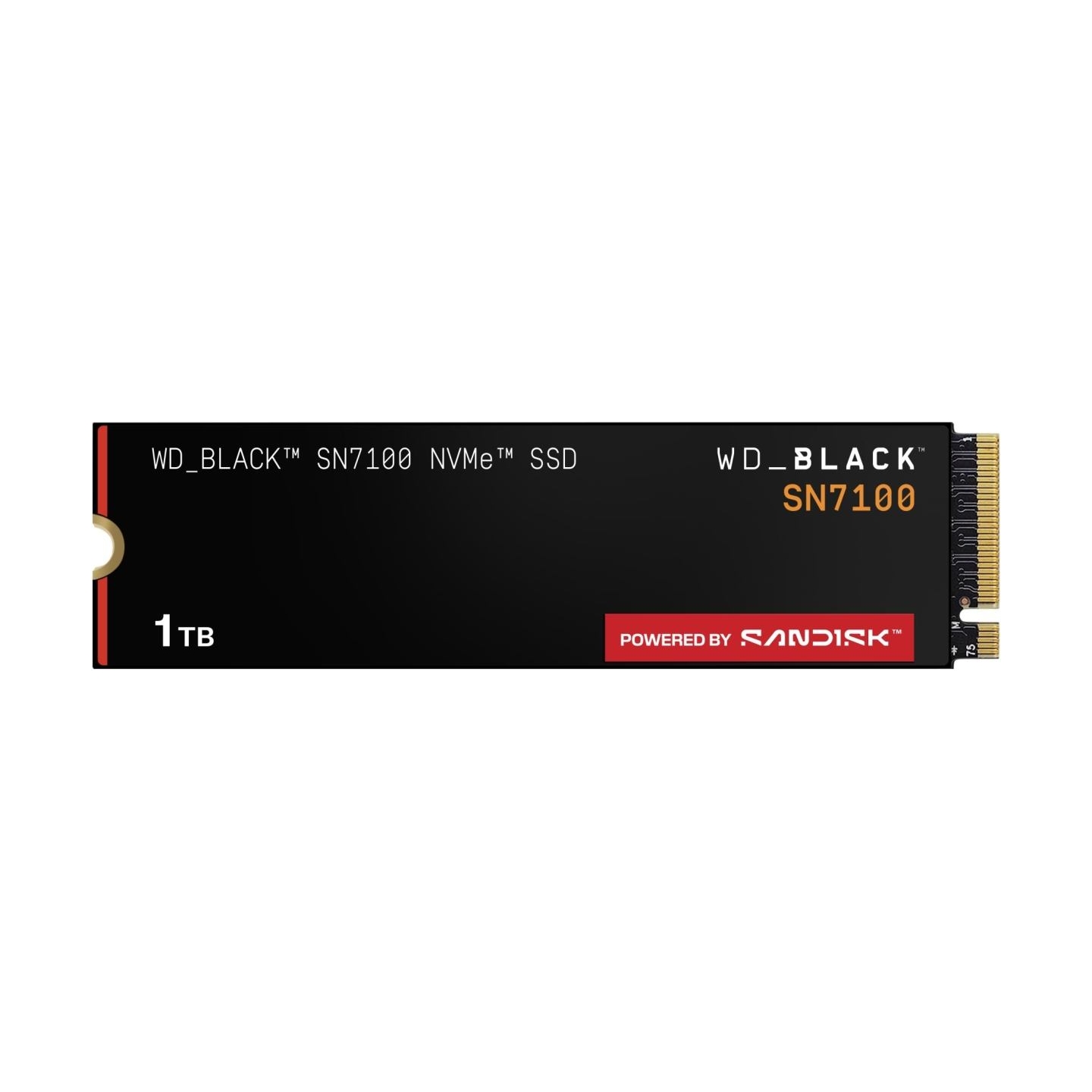 Sandisk SSD|SANDISK|Read speed 7250 MB/s|Write speed 6900 MB/s|NVMe Yes|PCI Express 4.0|M.2|1000 GB|POWERED BY SANDISK|Black SN7