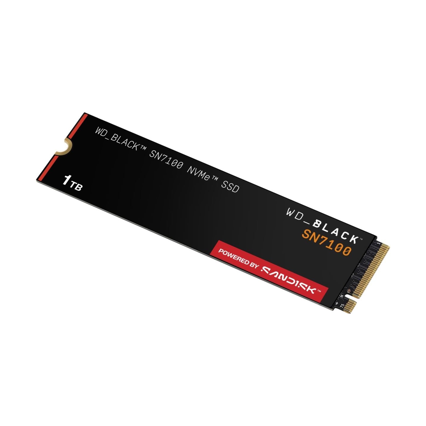 Sandisk SSD|SANDISK|Read speed 7250 MB/s|Write speed 6900 MB/s|NVMe Yes|PCI Express 4.0|M.2|1000 GB|POWERED BY SANDISK|Black SN7