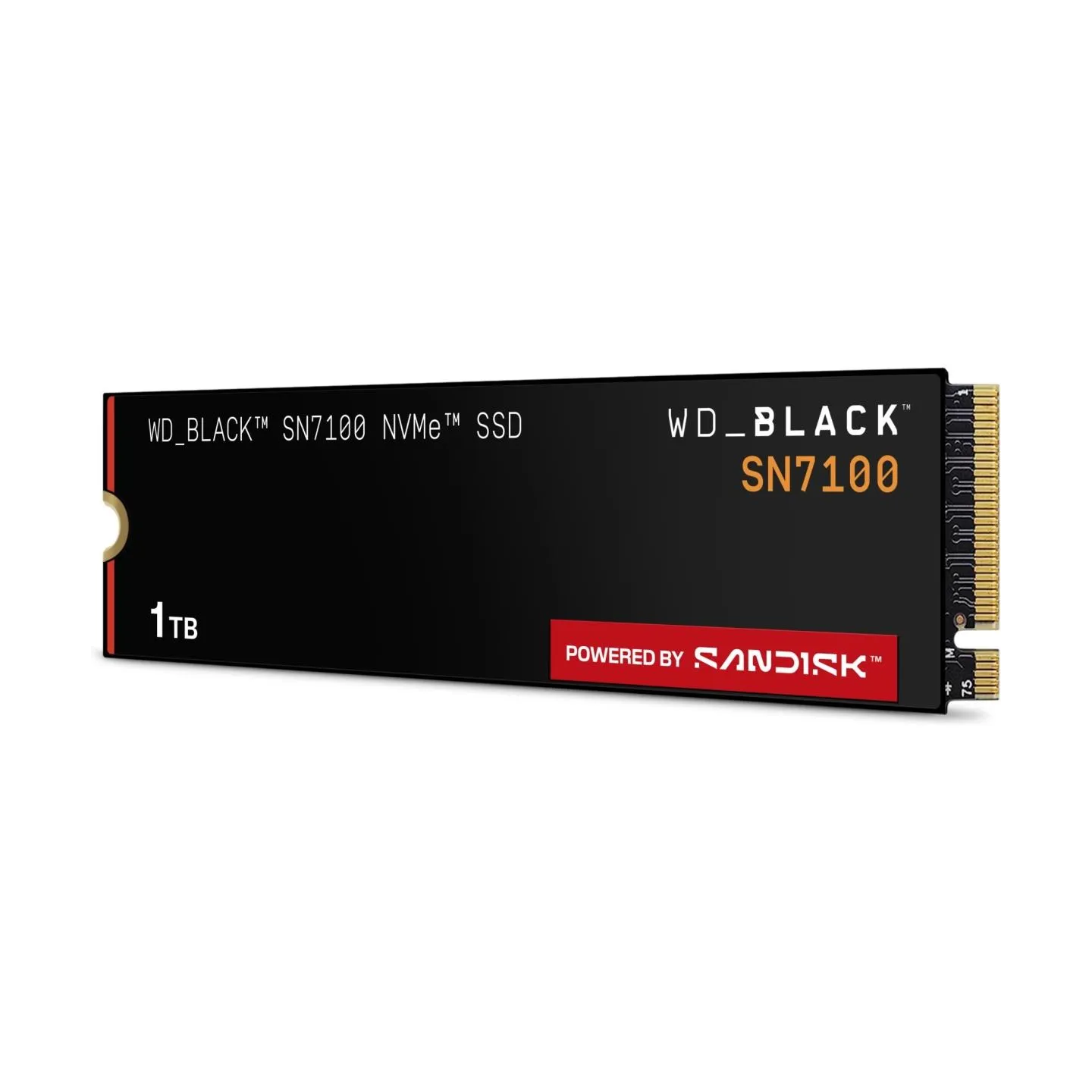 Sandisk SSD|SANDISK|Read speed 7250 MB/s|Write speed 6900 MB/s|NVMe Yes|PCI Express 4.0|M.2|1000 GB|POWERED BY SANDISK|Black SN7