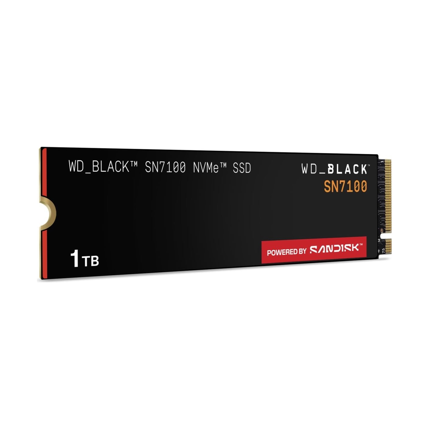 Sandisk SSD|SANDISK|Read speed 7250 MB/s|Write speed 6900 MB/s|NVMe Yes|PCI Express 4.0|M.2|1000 GB|POWERED BY SANDISK|Black SN7