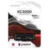 Kingston SSD drive KC3000 1024GB PCIe 4.0 NVMe M.2