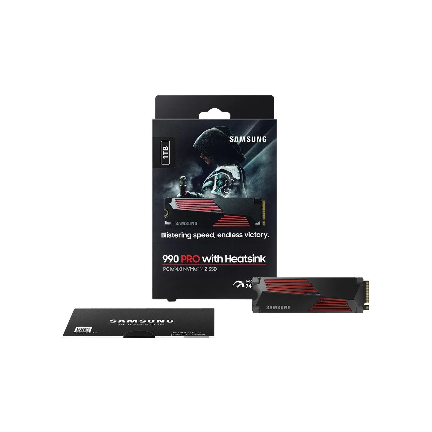 Samsung 990 PRO, 1TB, PCIE 4.0 NVME, M.2, HEATSINK SSD