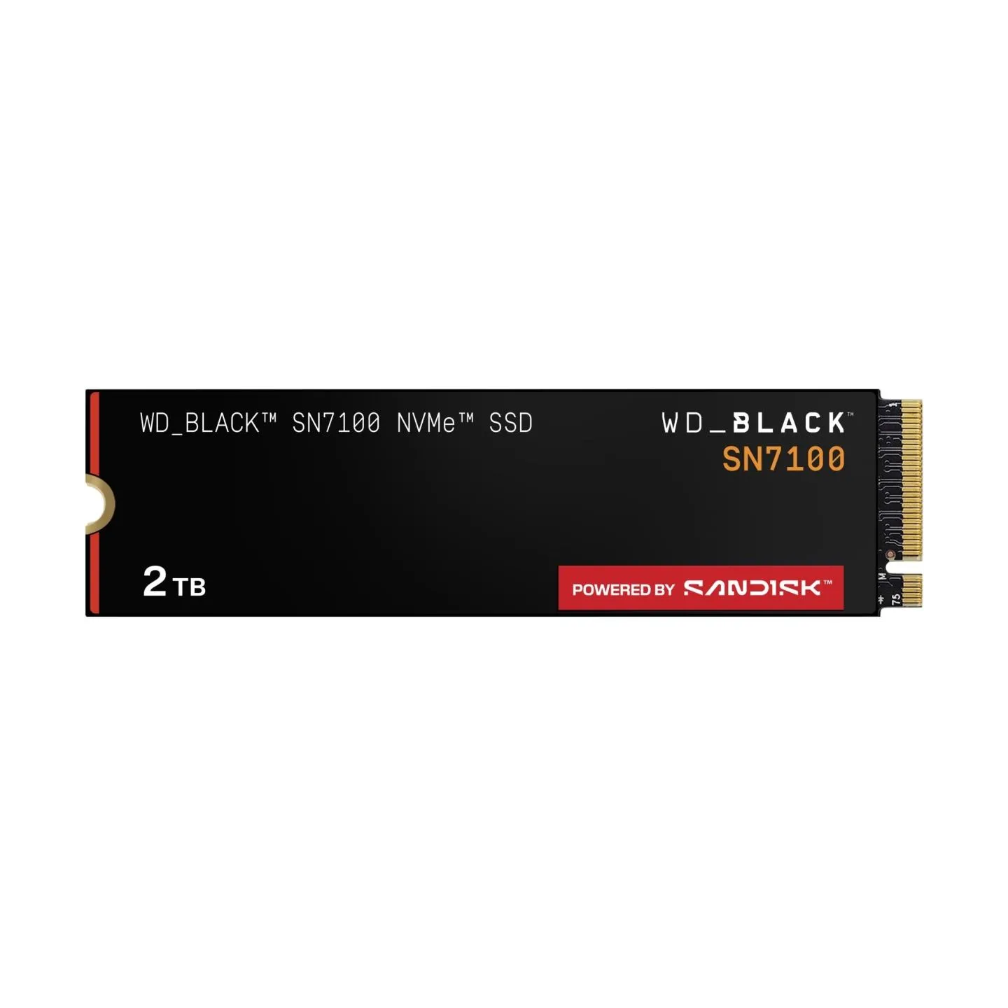 Sandisk SSD|SANDISK|Read speed 7250 MB/s|Write speed 6900 MB/s|NVMe Yes|PCI Express 4.0|M.2|2000 GB|POWERED BY SANDISK|Black SN7