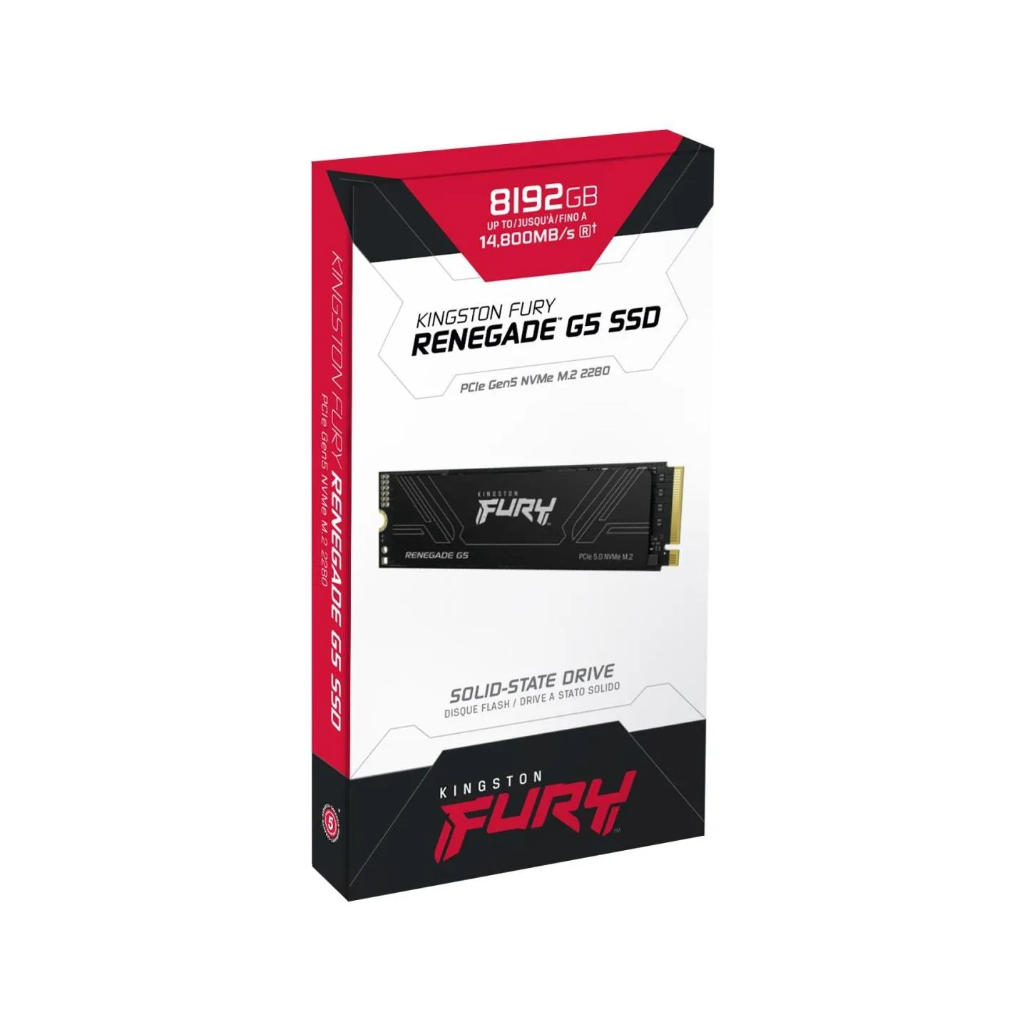 Kingston SSD Disk FURY Renegade G5 8TB NVMe5.0 M.2 2280 14800/14000MB/s
