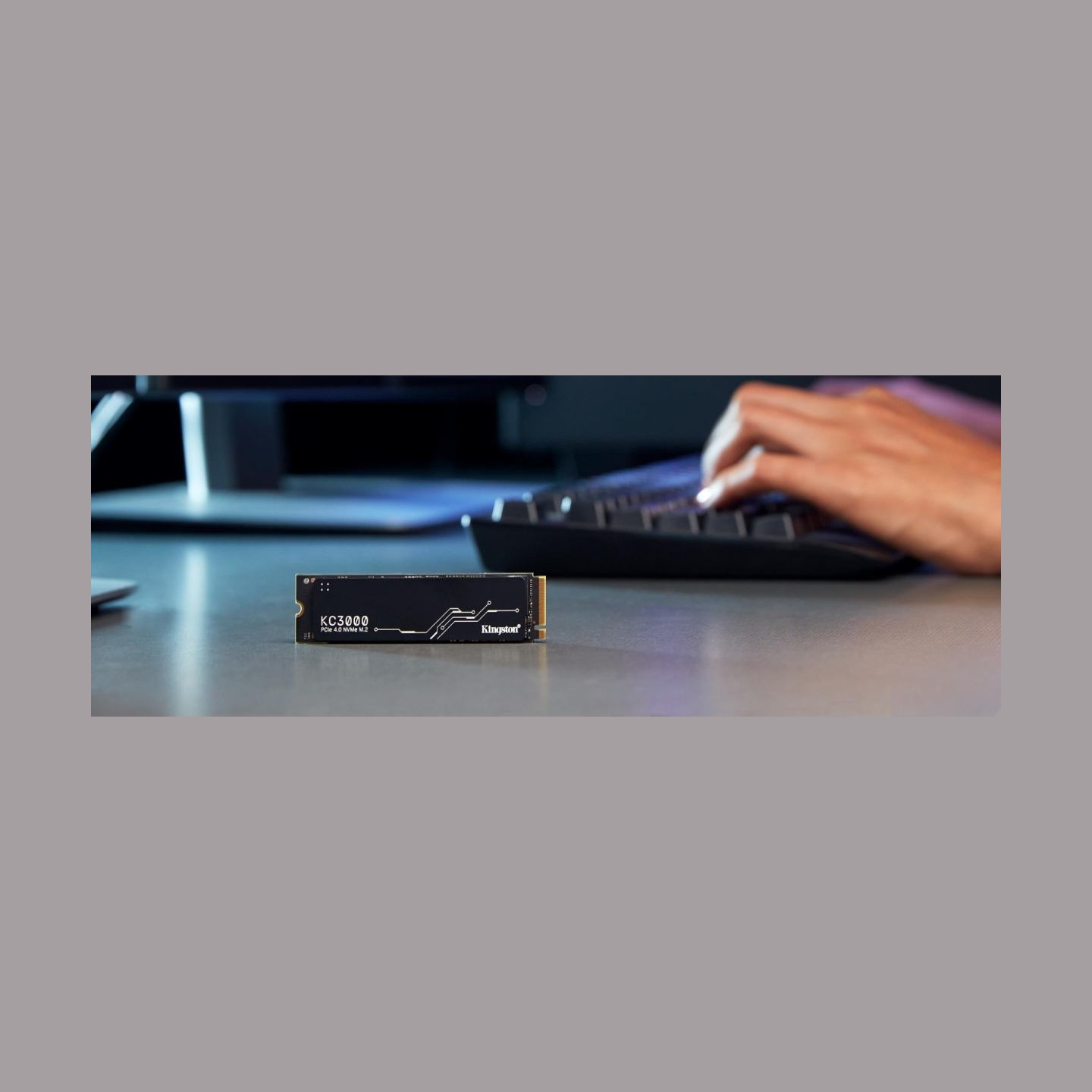 Kingston SSD drive KC3000 4096GB PCIe 4.0 NVMe M.2
