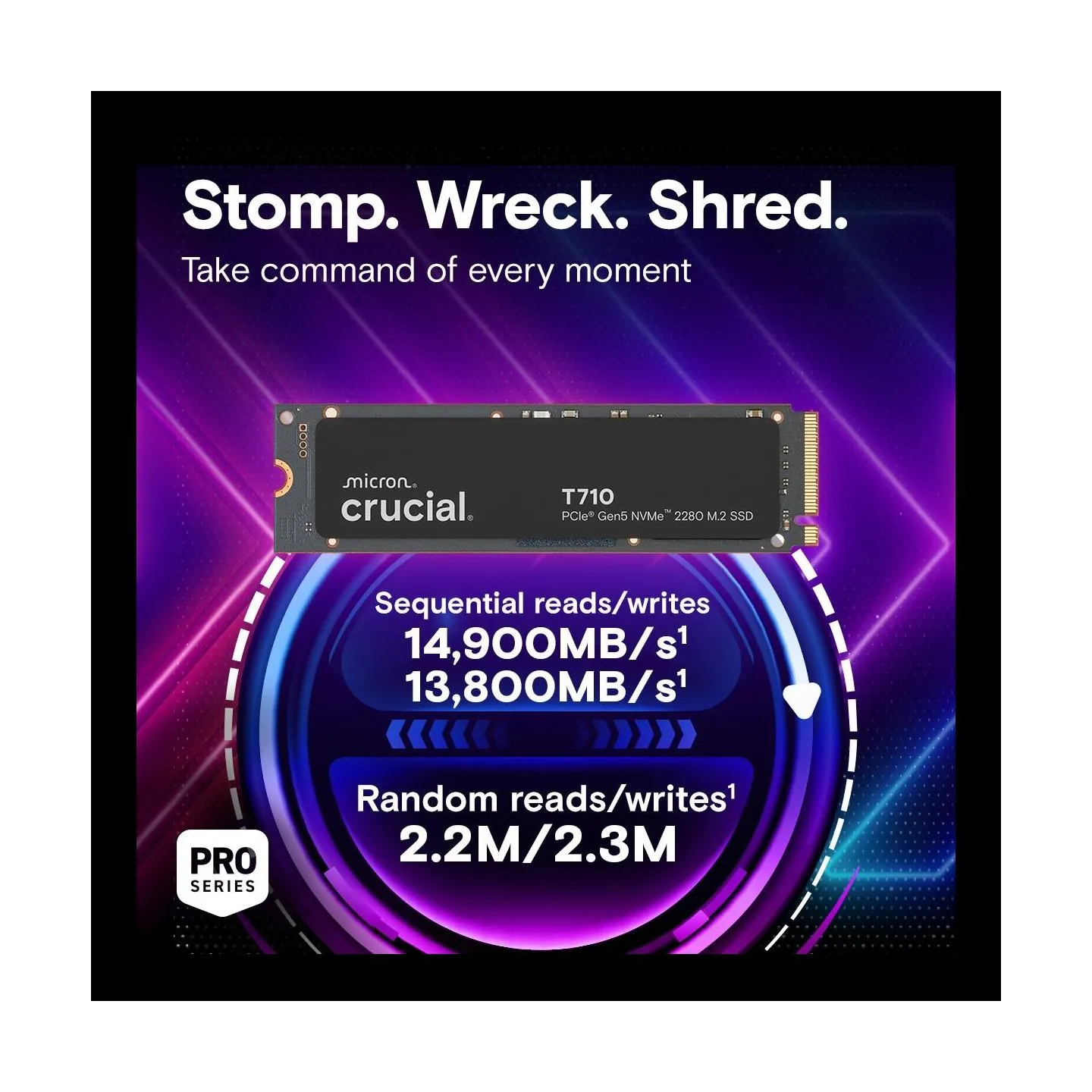 Crucial SSD T710 4TB M.2 NVMe 2280 PCIe 5.0 14500/13800