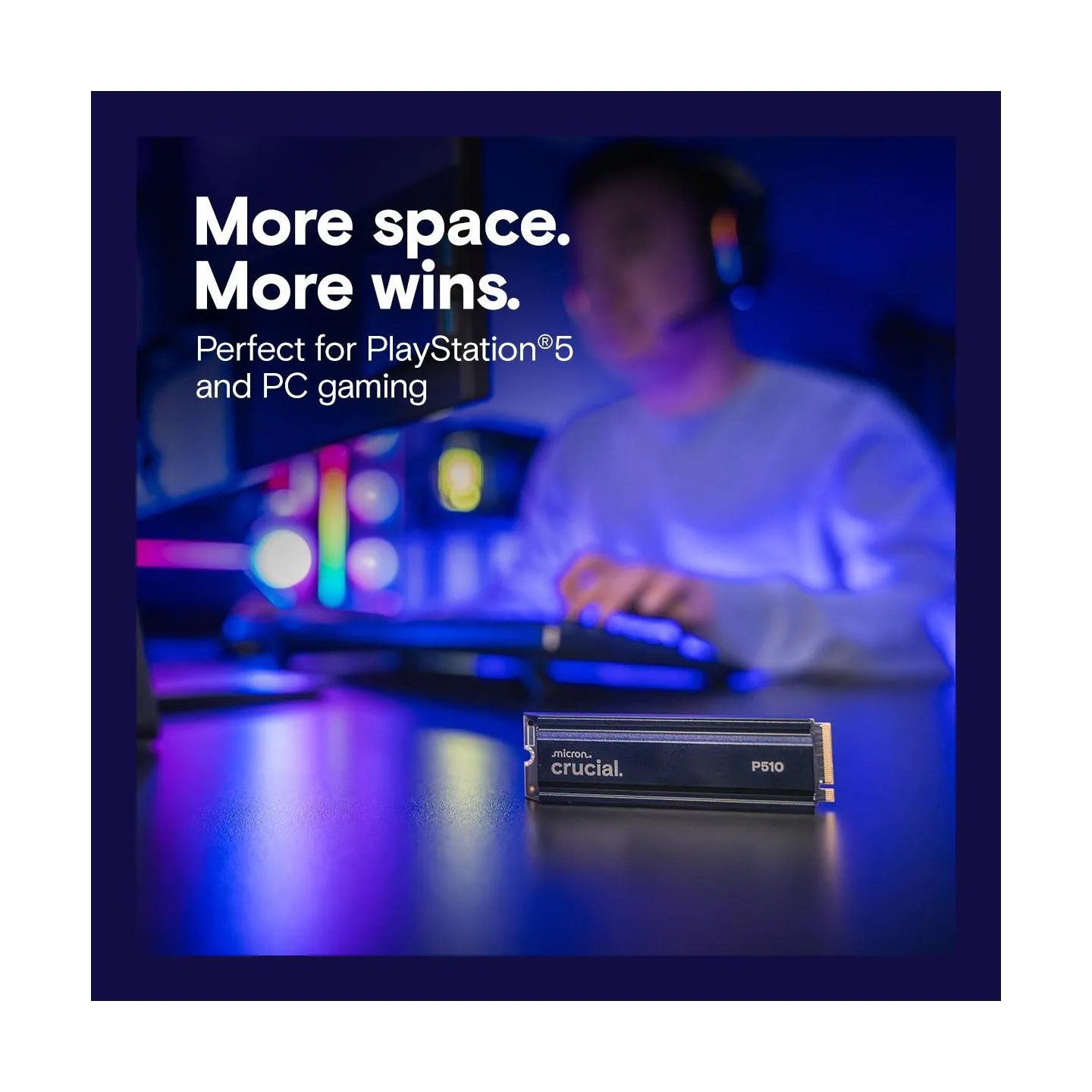 Crucial SSD|CRUCIAL|P510|2TB|M.2|PCIe Gen5|NVMe|TLC|Write speed 8700 MBytes/sec|Read speed 10000 MBytes/sec|TBW 1200 TB|CT2000P5