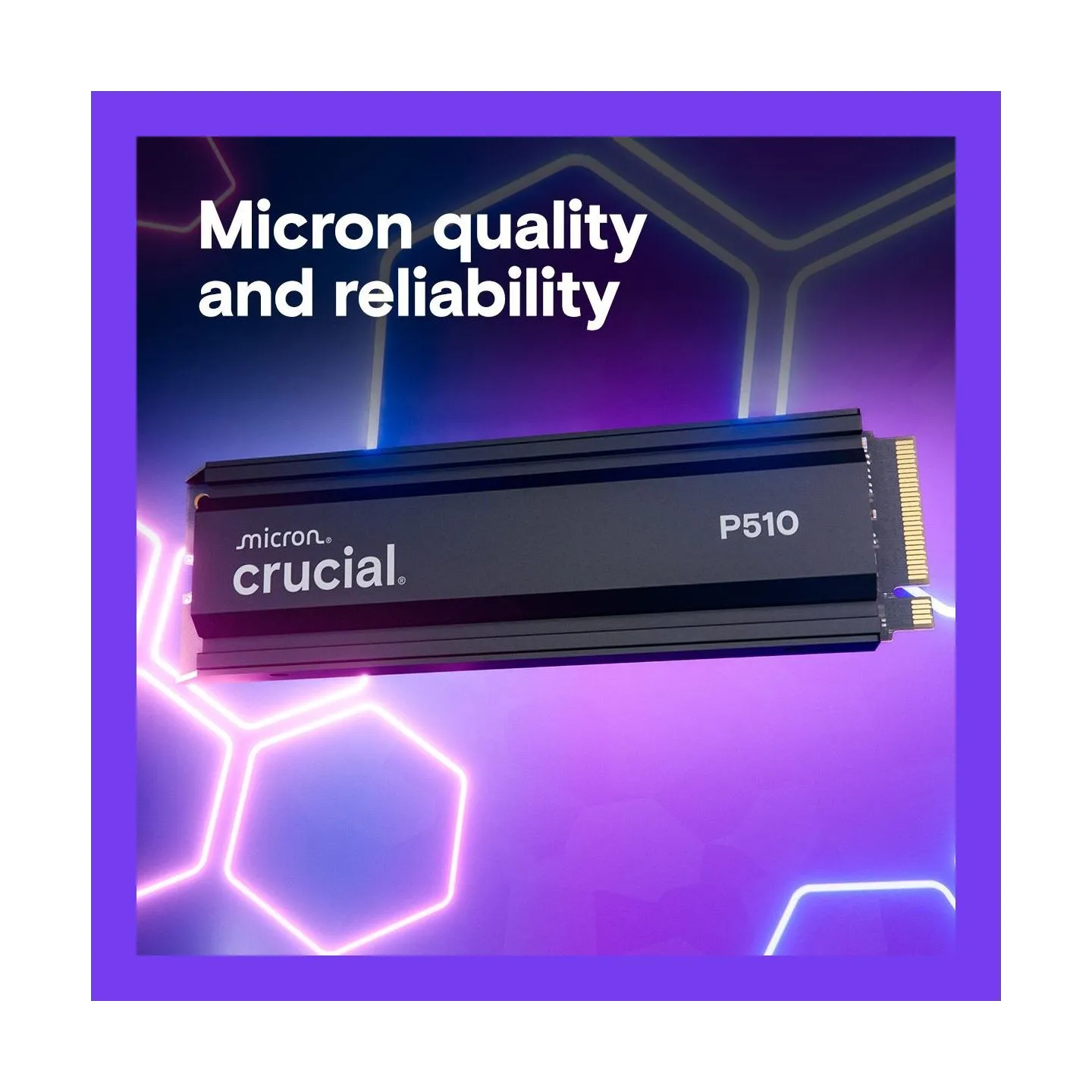 Crucial SSD|CRUCIAL|P510|2TB|M.2|PCIe Gen5|NVMe|TLC|Write speed 8700 MBytes/sec|Read speed 10000 MBytes/sec|TBW 1200 TB|CT2000P5