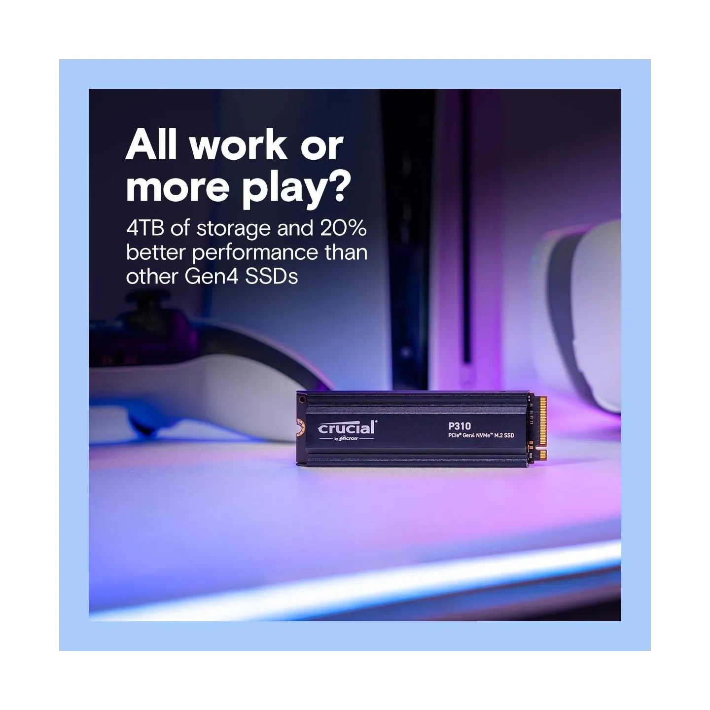 Crucial SSD|CRUCIAL|800xTBW rating|Read speed 7100 MB/s|Write speed 6000 MB/s|NVMe Yes|PCI Express 4.0|M.2|4000 GB|CT4000P310SSD