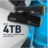 Crucial SSD|CRUCIAL|T700|4TB|M.2|PCIe Gen5|NVMe|TLC|Write speed 11800 MBytes/sec|Read speed 12400 MBytes/sec|TBW 2400 TB|CT4000T