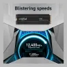 Crucial SSD|CRUCIAL|T700|4TB|M.2|PCIe Gen5|NVMe|TLC|Write speed 11800 MBytes/sec|Read speed 12400 MBytes/sec|TBW 2400 TB|CT4000T