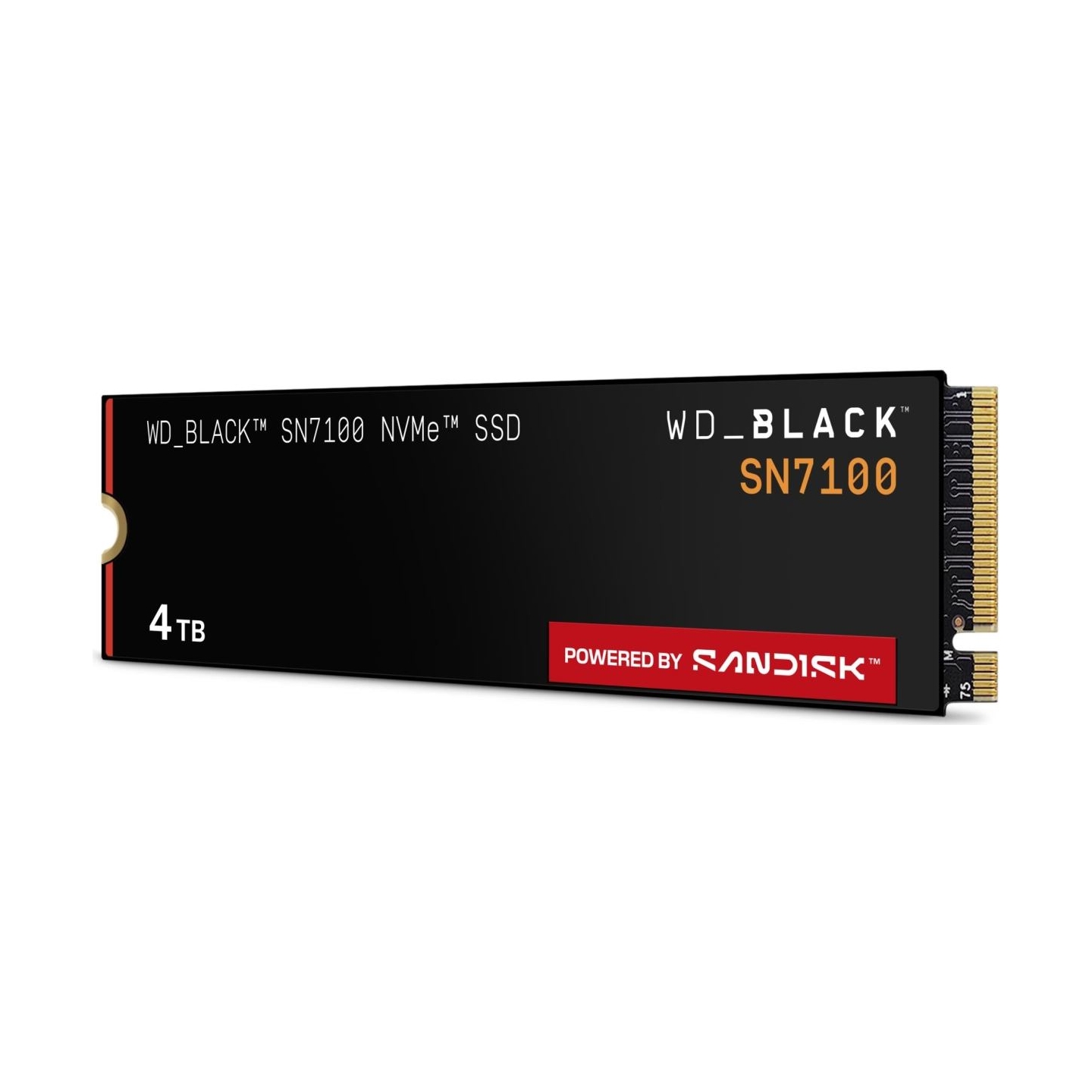 Sandisk SSD|SANDISK|Read speed 7000 MB/s|Write speed 6700 MB/s|NVMe Yes|PCI Express 4.0|M.2|4000 GB|POWERED BY SANDISK|Black SN7