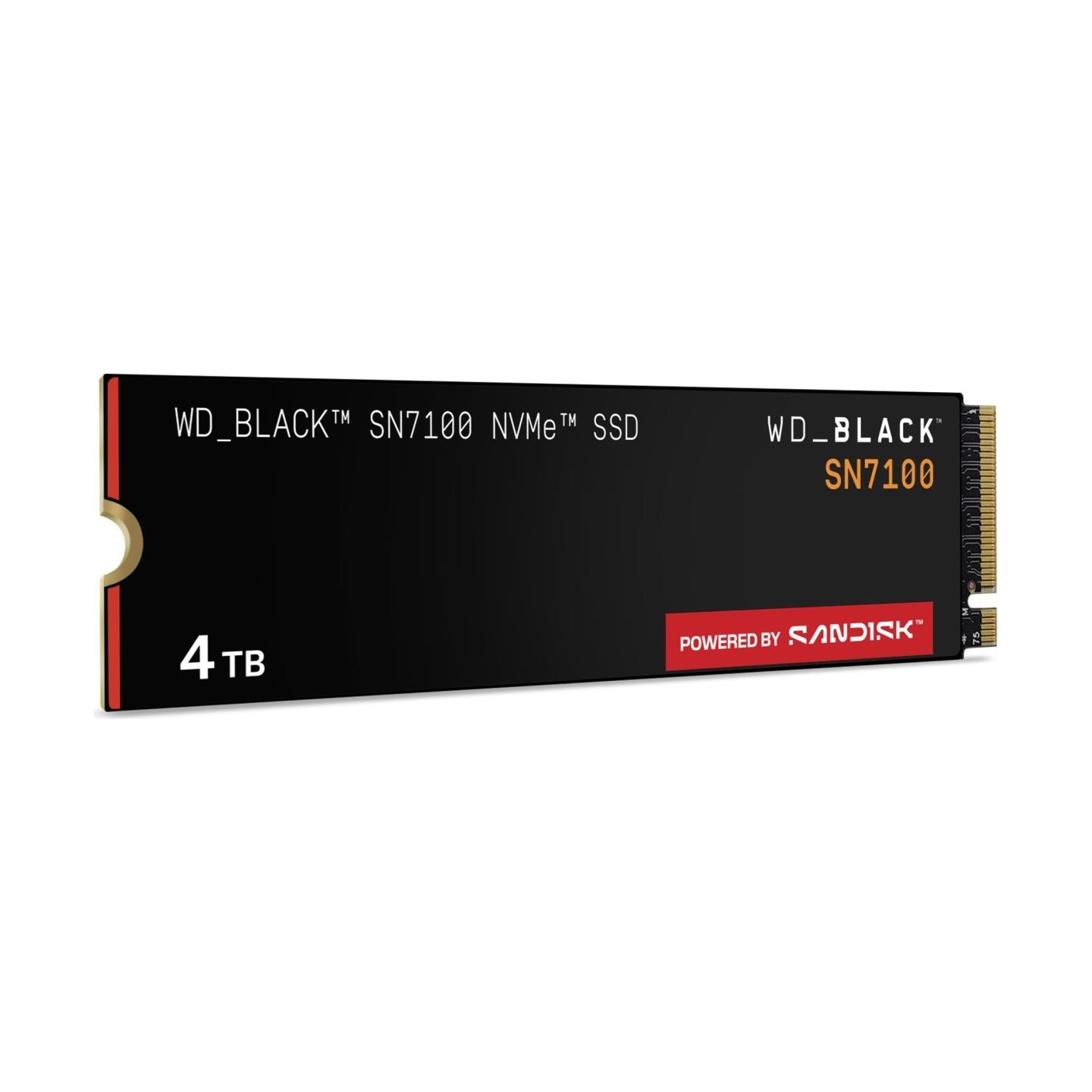 Sandisk SSD|SANDISK|Read speed 7000 MB/s|Write speed 6700 MB/s|NVMe Yes|PCI Express 4.0|M.2|4000 GB|POWERED BY SANDISK|Black SN7