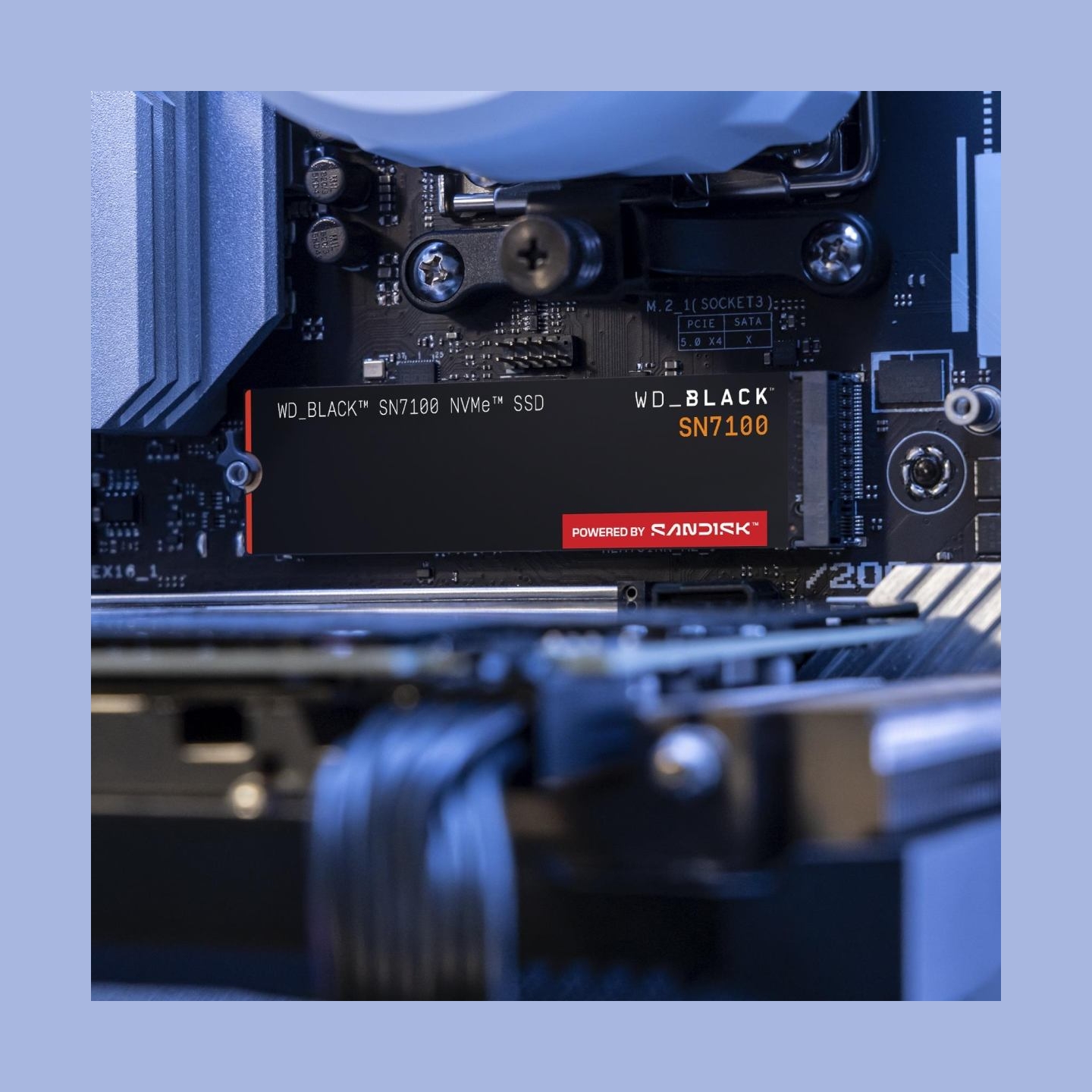 Sandisk SSD|SANDISK|Read speed 7000 MB/s|Write speed 6700 MB/s|NVMe Yes|PCI Express 4.0|M.2|4000 GB|POWERED BY SANDISK|Black SN7