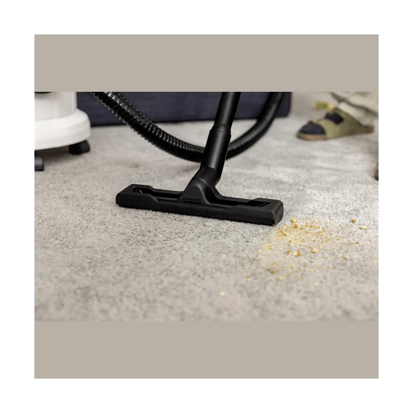 Karcher Vacuum Cleaner|KARCHER|Input power 1000 W|Dust capacity 4 L|Drum vacuum|Cleaning type Dry&wet|Dust container Bagless|Col