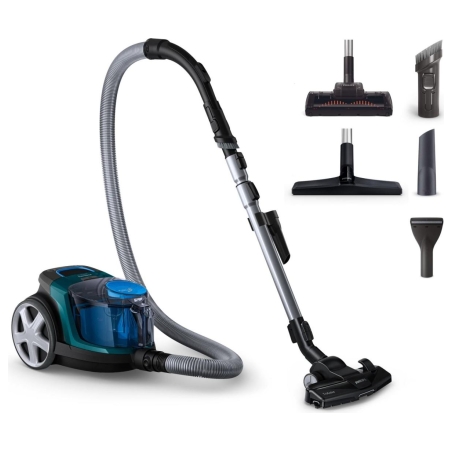 Philips PowerPro Compact Bagless FC9334/09 TriActive and Hard floors nozzle Allergy filter with PowerCyclone 5 Technology / FC93
