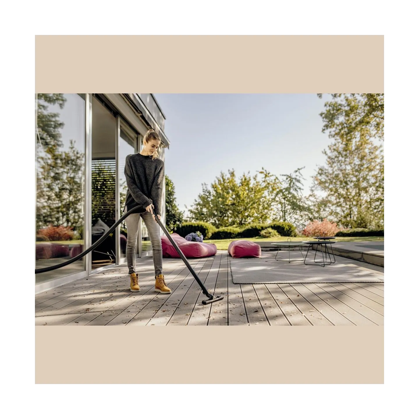 Karcher Vacuum Cleaner|KARCHER|Suction power 220 AW|Input power 1000 W|Dust capacity 15 L|Drum vacuum|Cleaning type Dry&wet|Dust